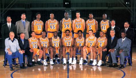los angeles lakers roster 1998